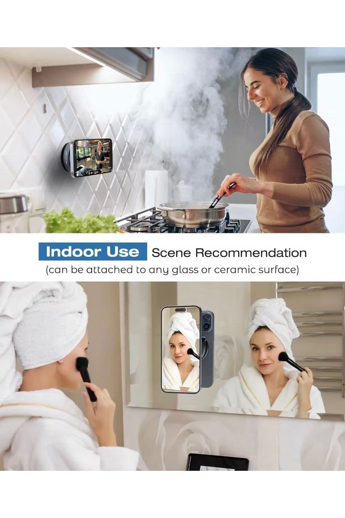 🚀 360° Döner Vakumlu Manyetik Telefon Tutucu – Ultra Güçlü Tutuş, Şık Tasarım