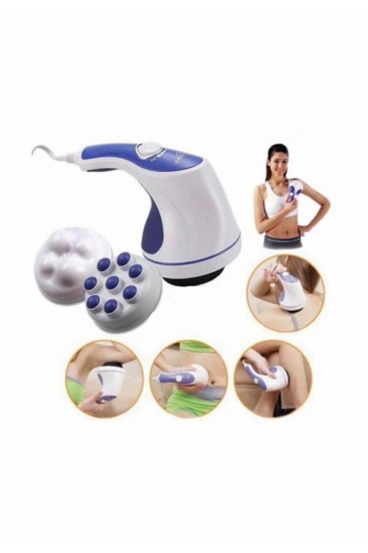 Super Tone Çok Fonksiyonlu 5 Başlıklı Masaj Aleti
