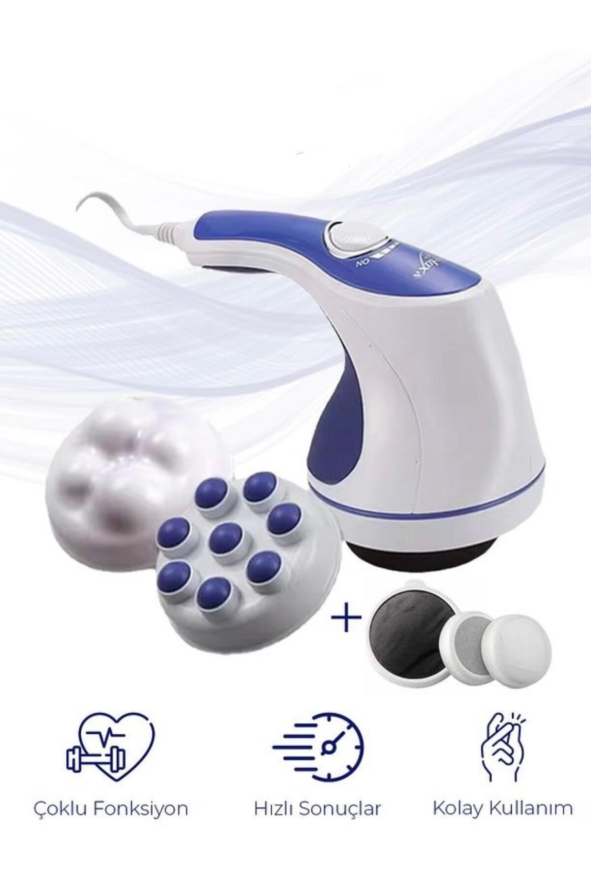 Super Tone Çok Fonksiyonlu 5 Başlıklı Masaj Aleti