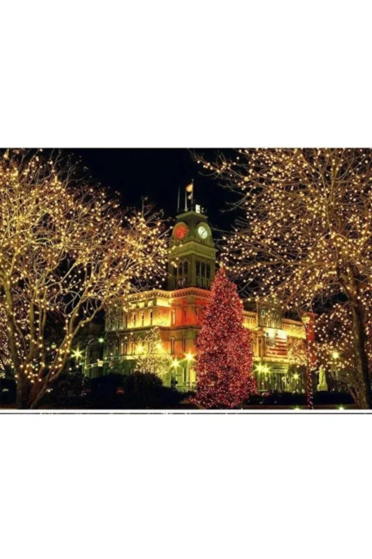 Solar 120 Ledli 10 Metre Gün Işığı Bahçe Aydınlatma Dekorasyon Güneş Enerjili Led Sarı Işık