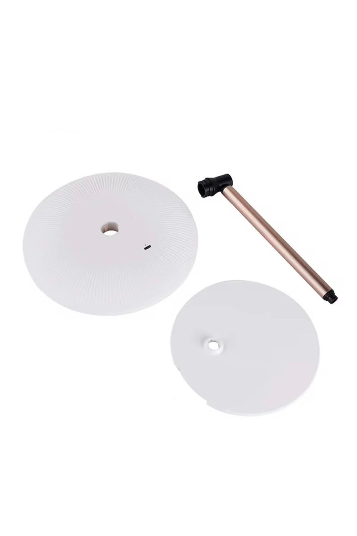 Dokunmatik led ışıklı yuvarlak 180° ayarlanabilir 3 farklı renk