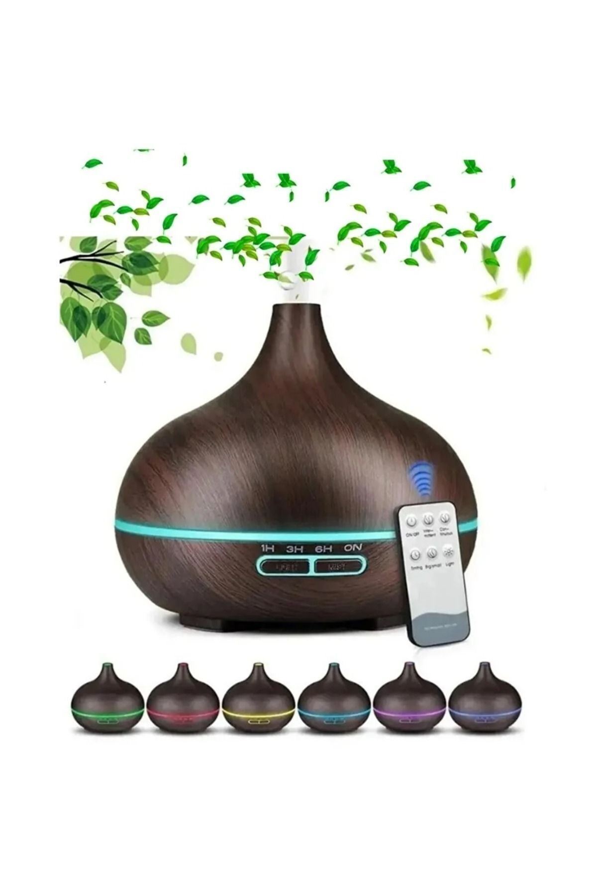 Hava Nemlendirici Buhar Makinesi Ve Aroma Oda Nemlendiricisi Terapi Cihazı Difizör