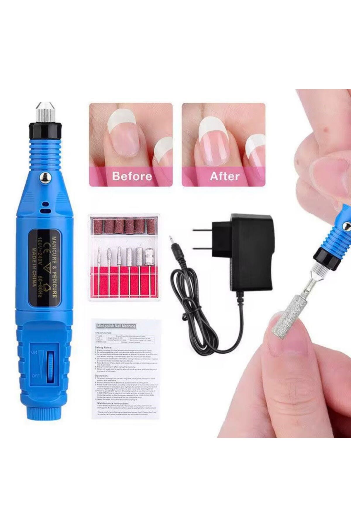 Elektrikli Manikür-pedikür-törpü Makinesi