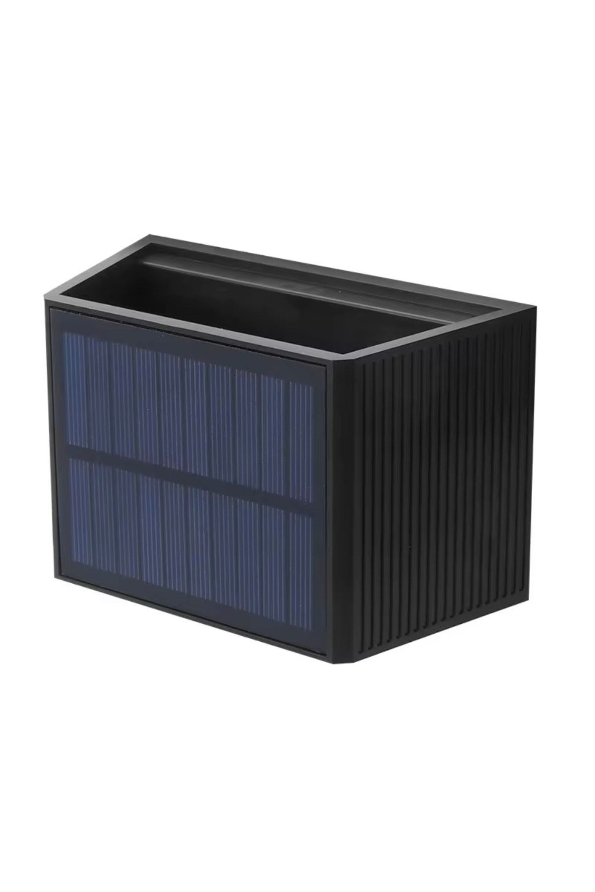 Güneş Enerjili Çift Yönlü Duvar Lambası - Bahçe ve Dış Mekan Aydınlatması