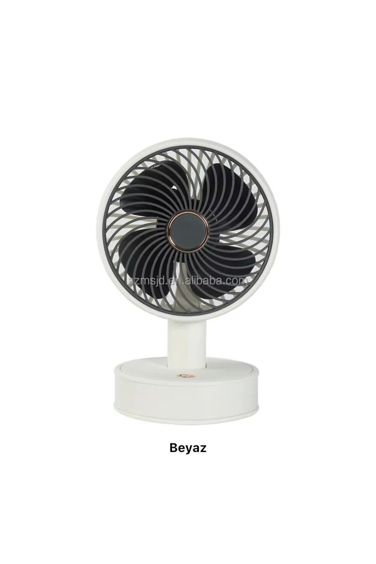 Mini USB Şarjlı Kişisel Masaüstü Vantilatör - Ev ve Ofis İçin İdeal