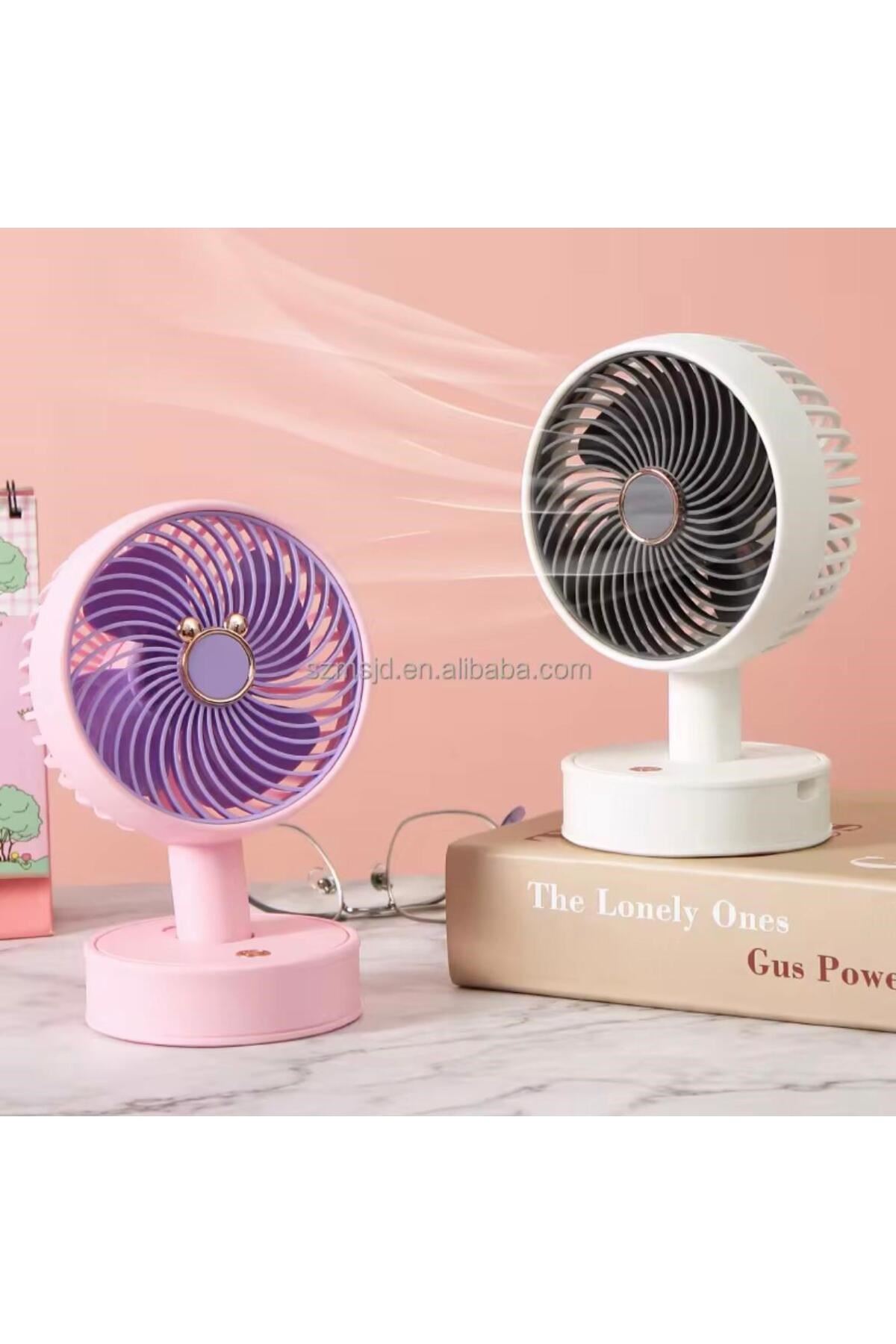 Mini USB Şarjlı Kişisel Masaüstü Vantilatör - Ev ve Ofis İçin İdeal