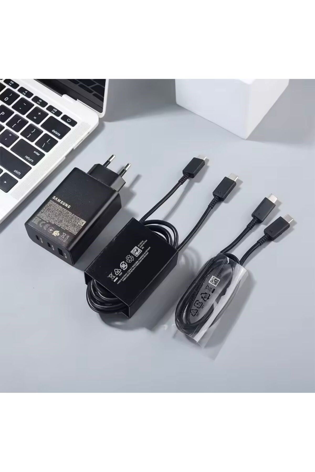 🔌 45W Süper Hızlı Şarj Cihazı | 1 Metre Type-C Kablo | Güçlü ve Hızlı Şar
