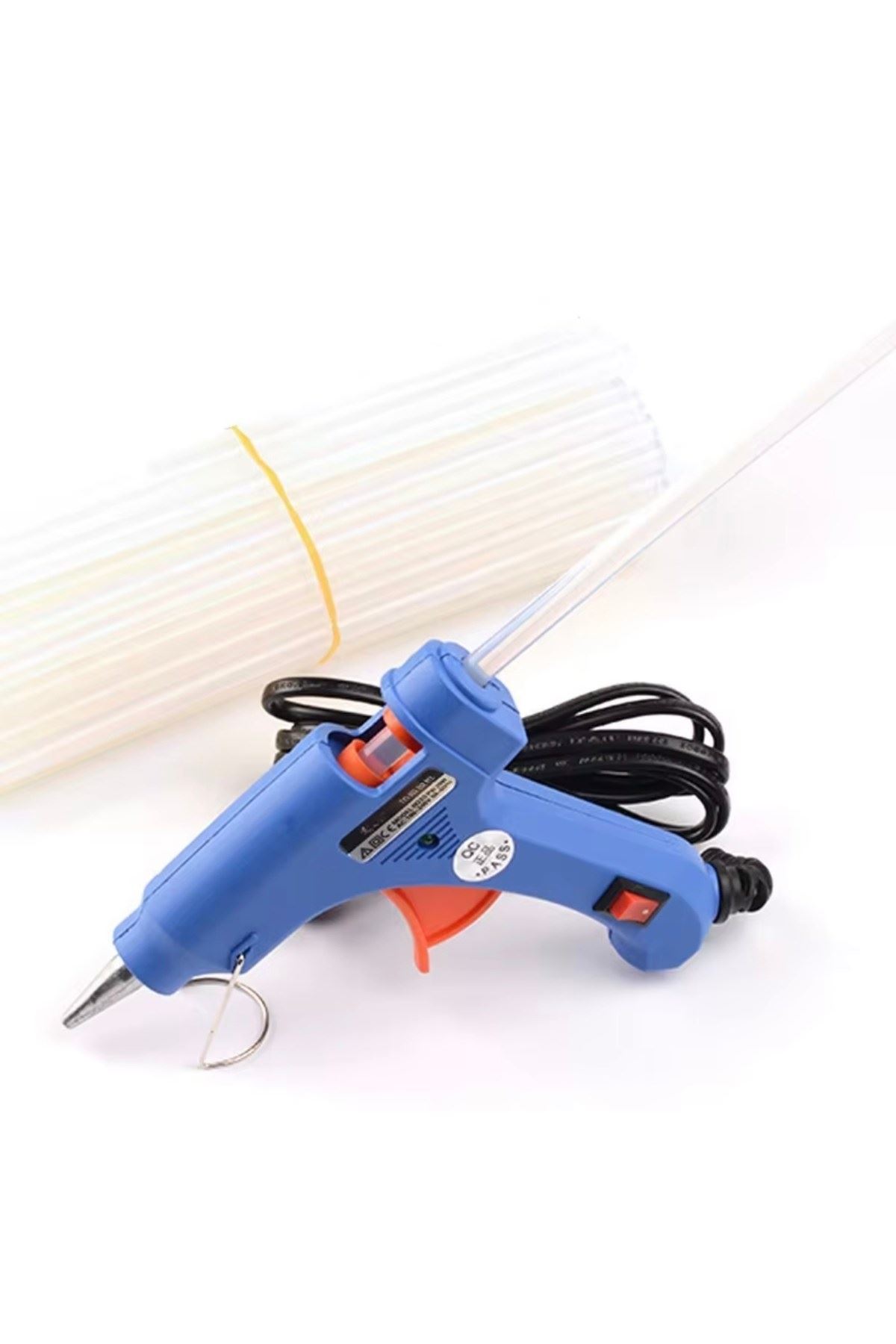 Silikon Tabancası İçin İNCE Silikon Çubuk 10’lu Paket – Şeffaf