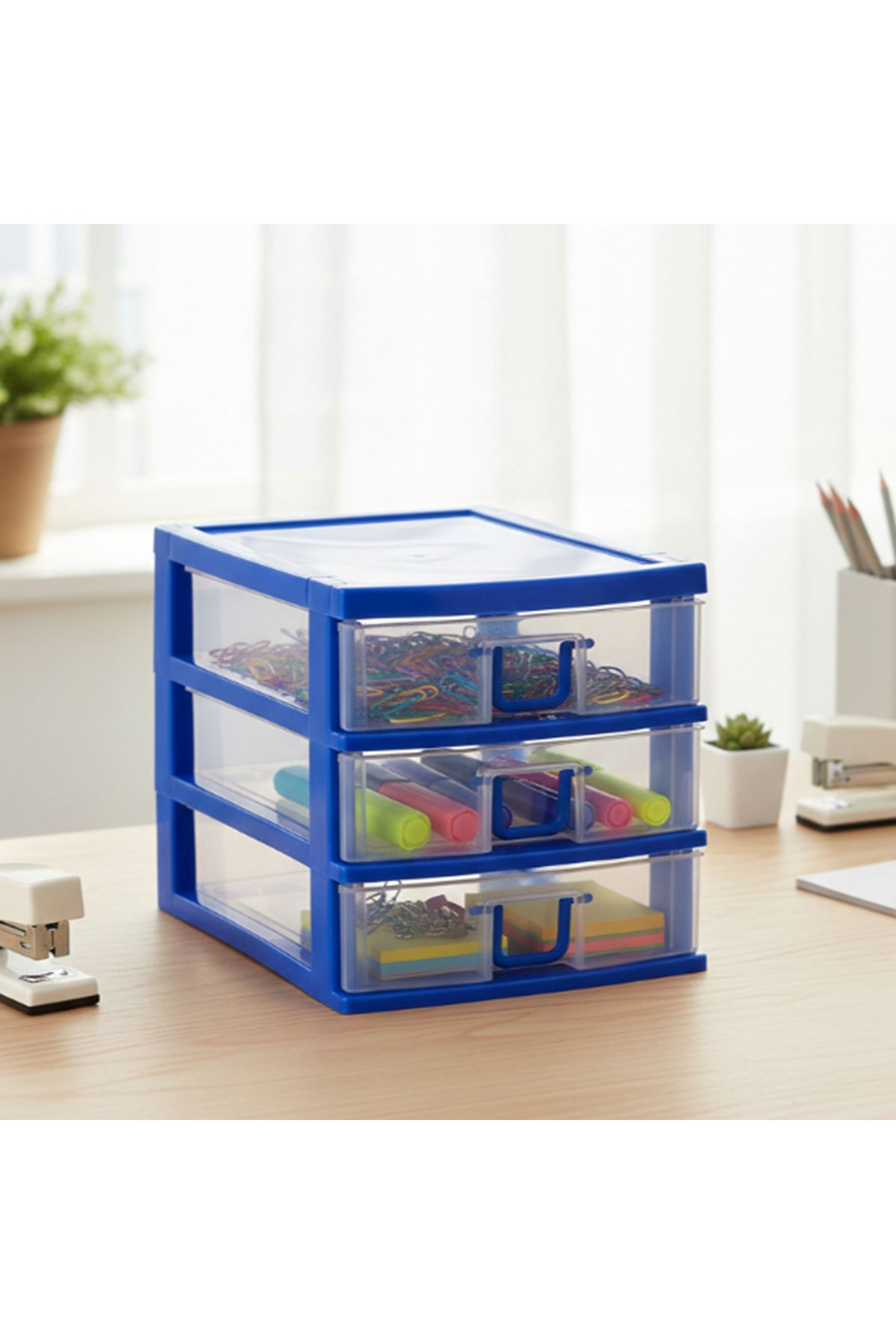 Mini 3 Çekmeceli Komidin Organizer