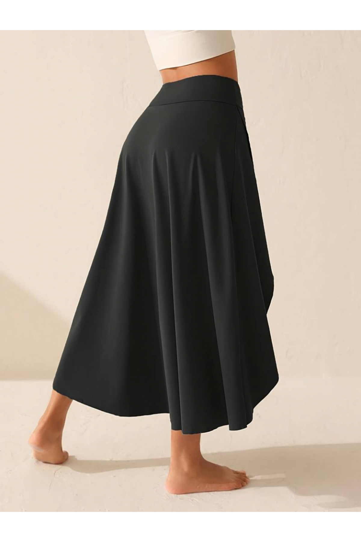 Kadın Cep Detay Taytlı Sandy Etek