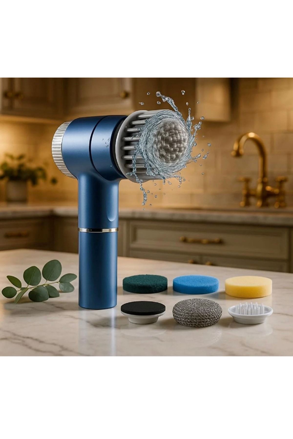 Profesyonel 5’i 1 Arada Şarjlı Temizlik Fırçası