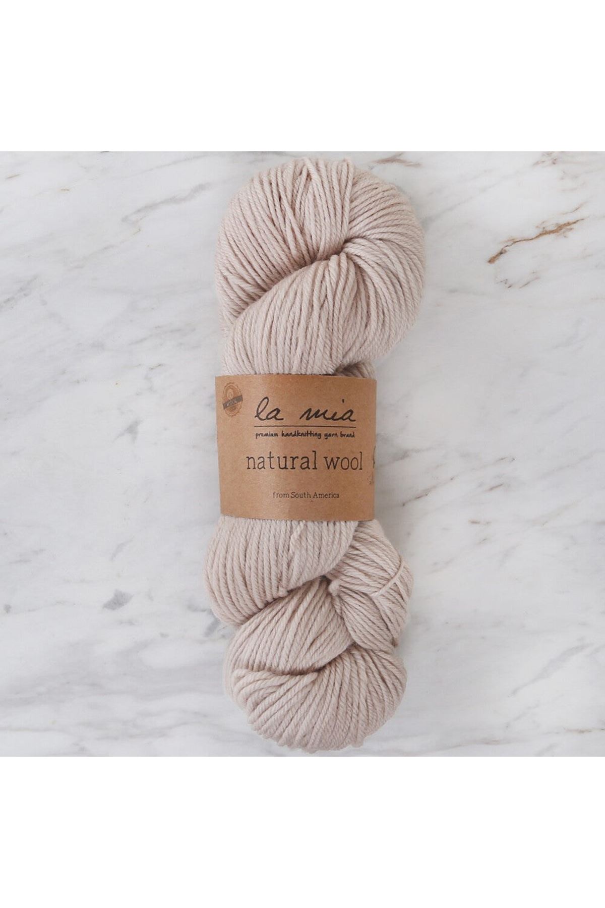 La Mia Natural Wool Bej El Örgü İpi - H2 - 33606