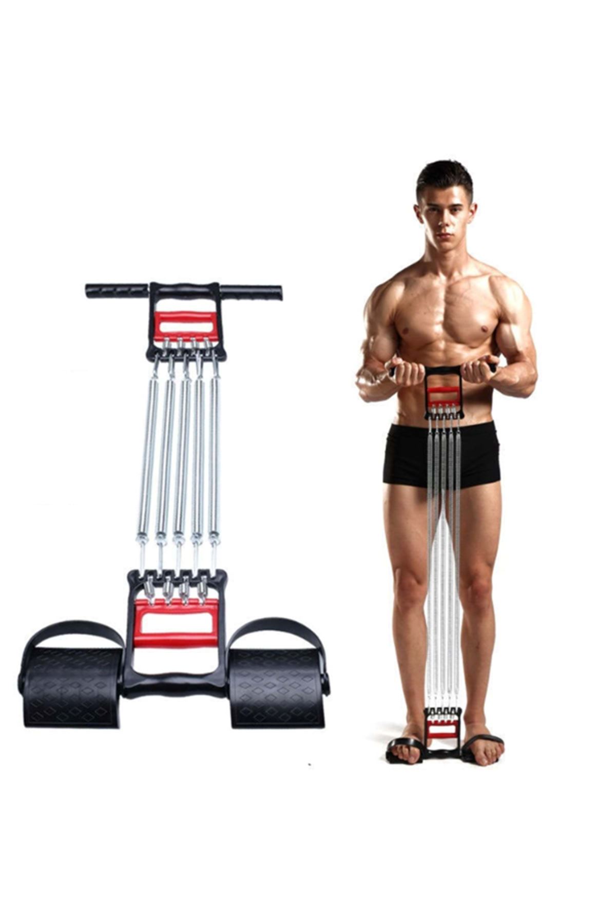 3'ü 1 Arada El Ayak Göğüs Fitness Yayı