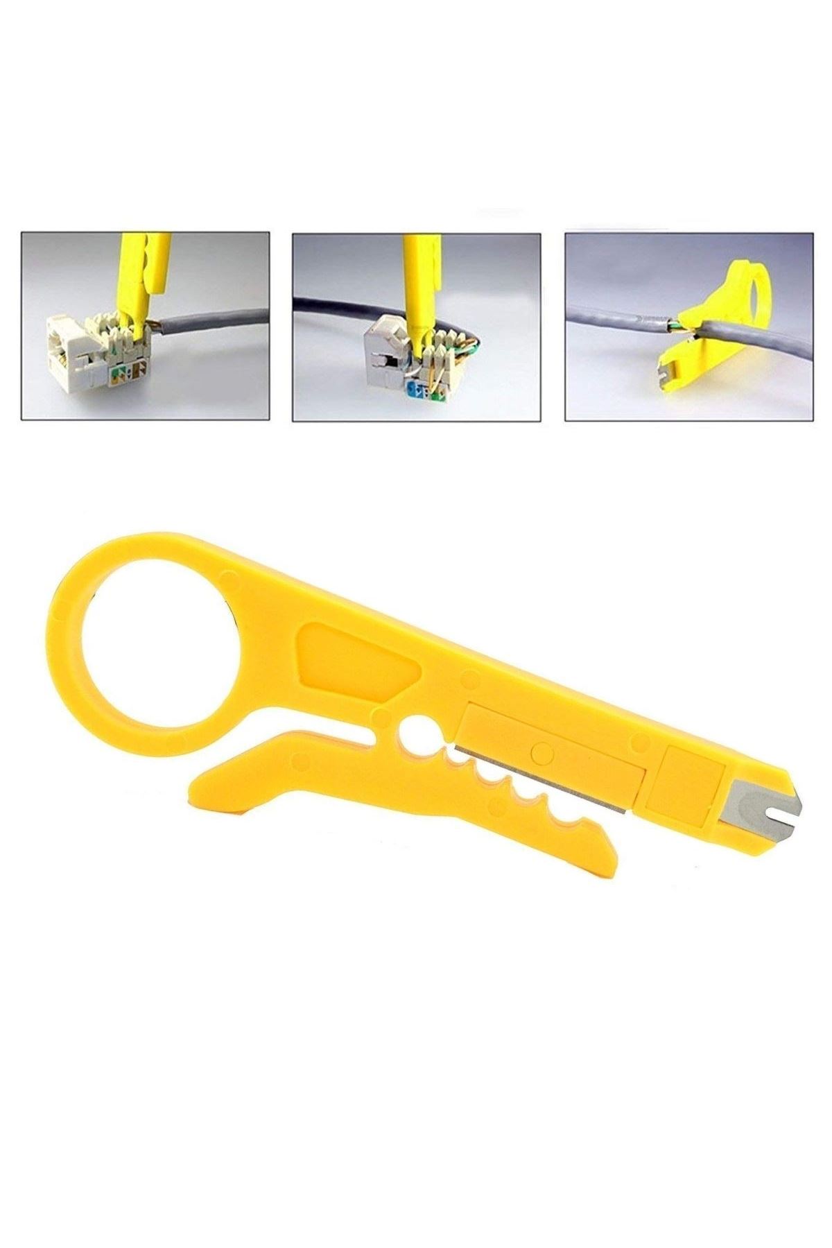 TBL Dekor® 3ü 1 Arada Modüler Kablo Sıkma,Soyma ve Kesme Pensesi