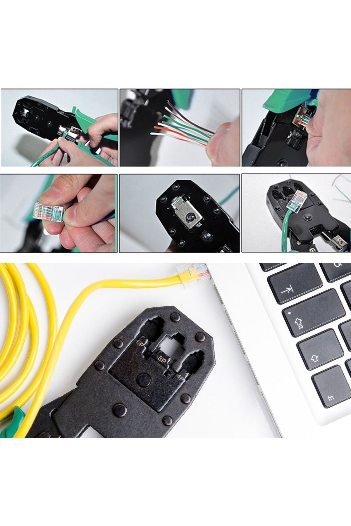 TBL Dekor® 3ü 1 Arada Modüler Kablo Sıkma,Soyma ve Kesme Pensesi