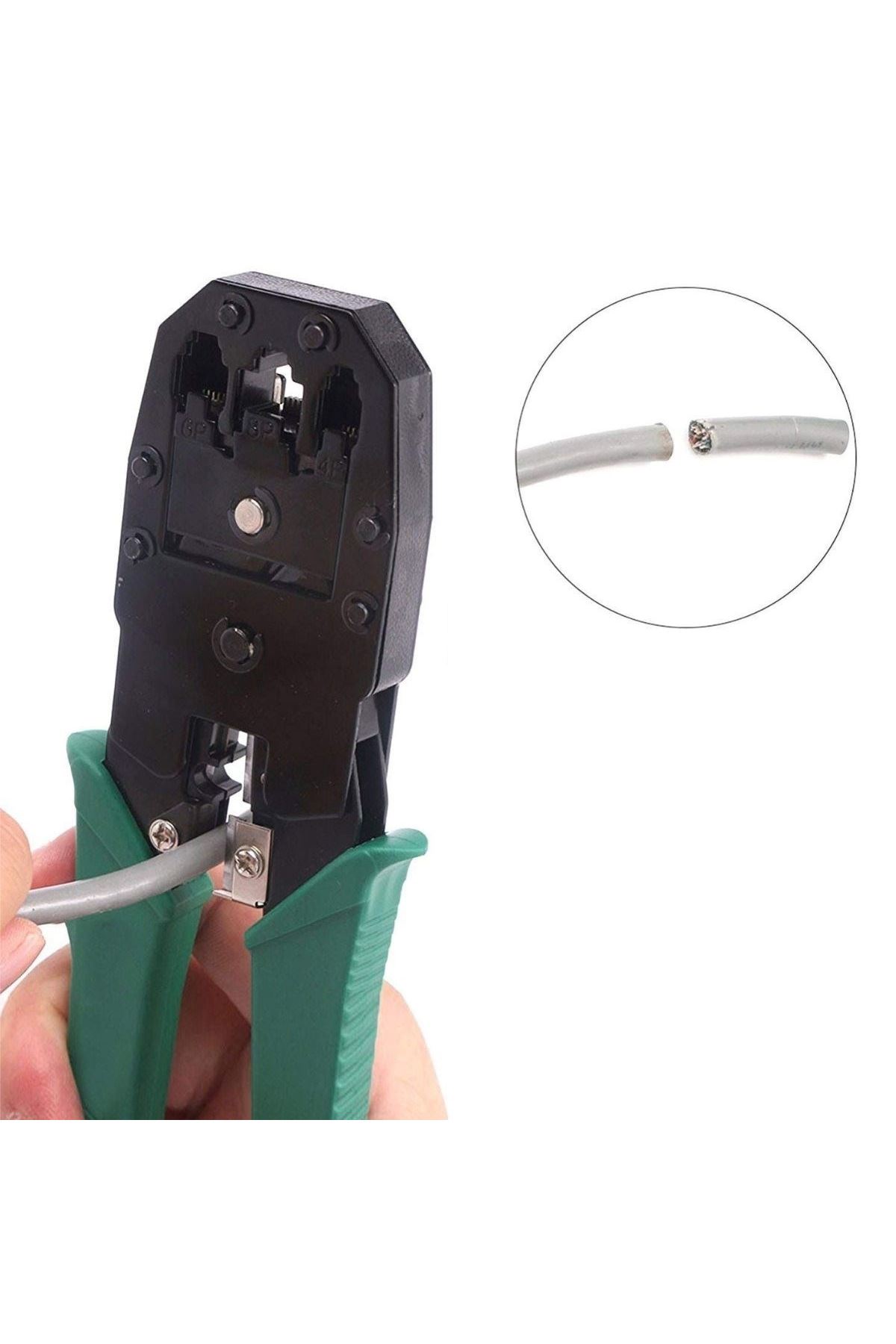 TBL Dekor® 3ü 1 Arada Modüler Kablo Sıkma,Soyma ve Kesme Pensesi