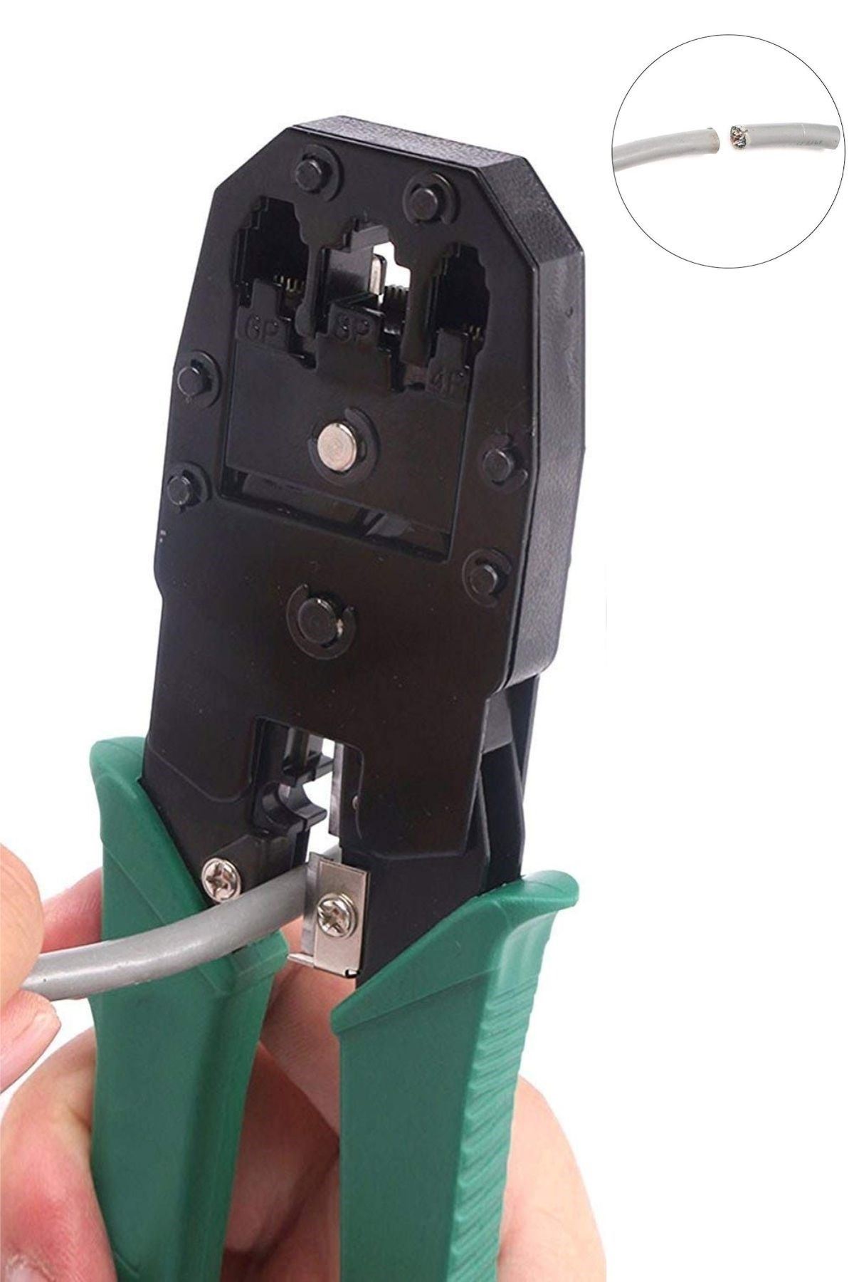 TBL Dekor® 3ü 1 Arada Modüler Kablo Sıkma,Soyma ve Kesme Pensesi