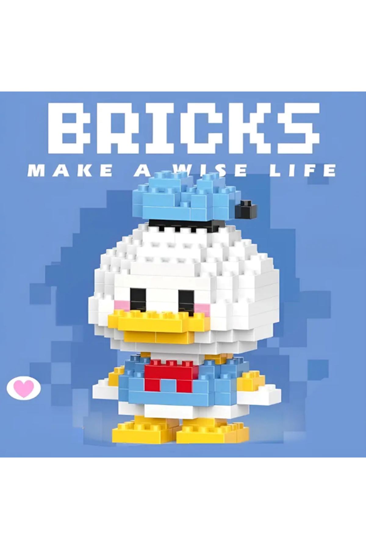 Bricks Donald Duck Mini Lego Figürü