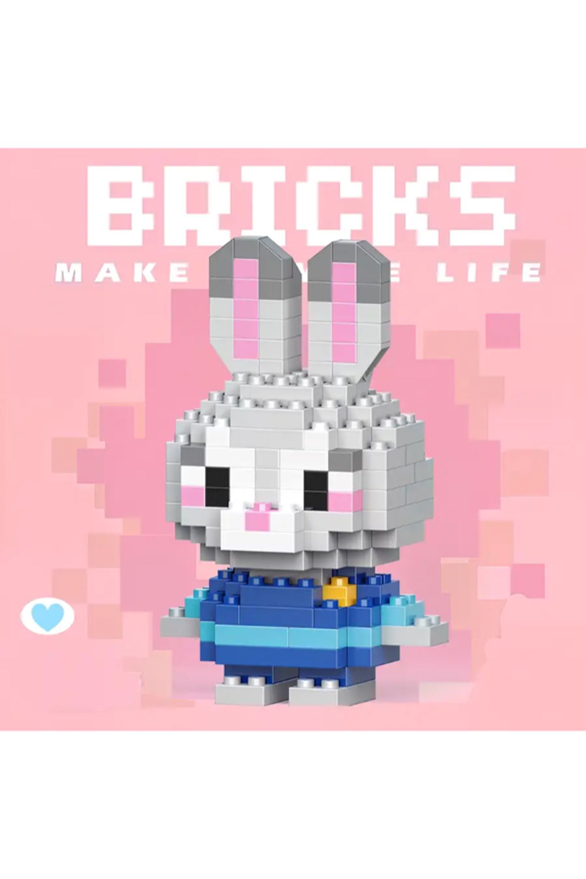 Bricks Zootropolis Judy Hopps Mini Tavşan Lego Figürü