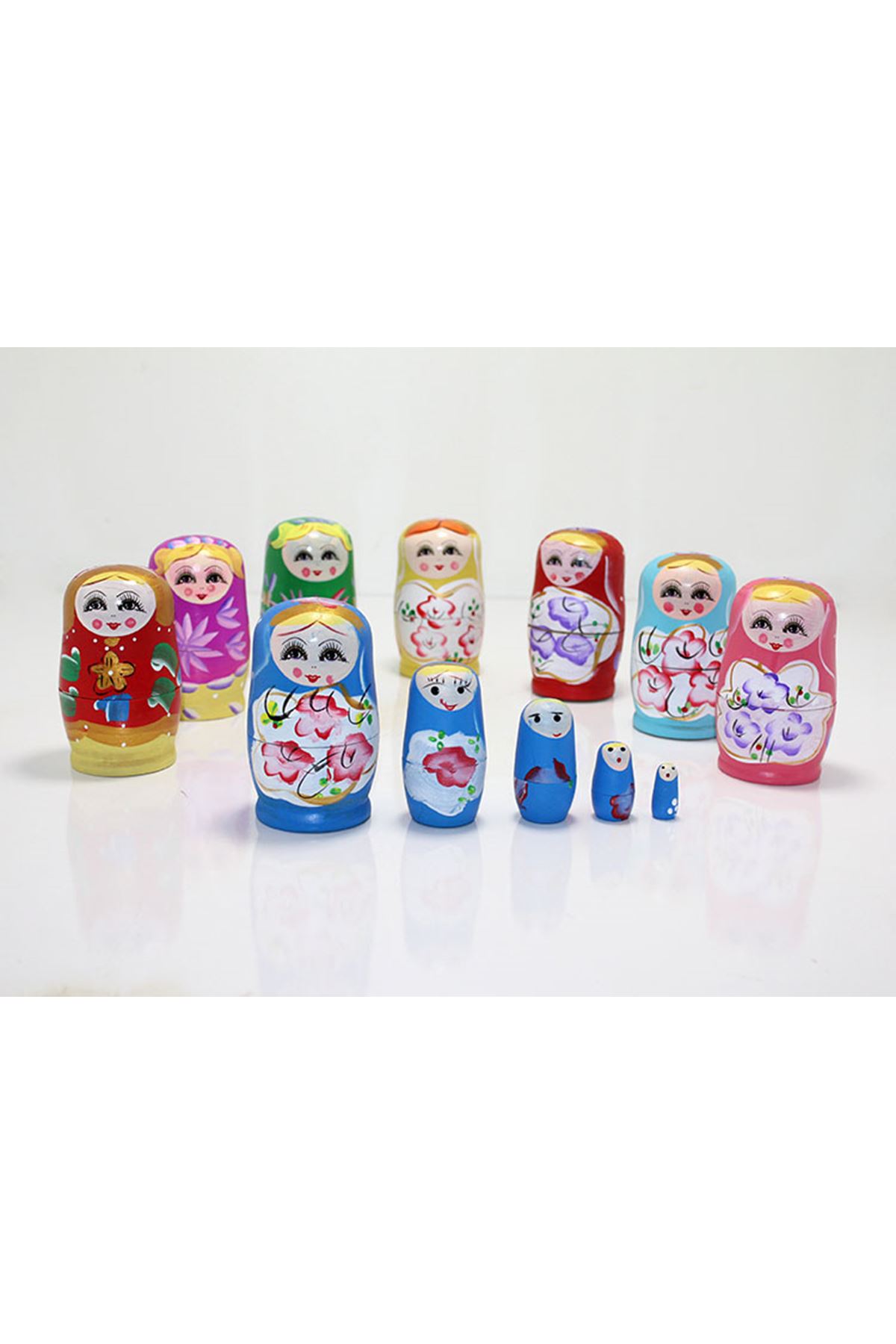 5'Li Ahşap Matruşka