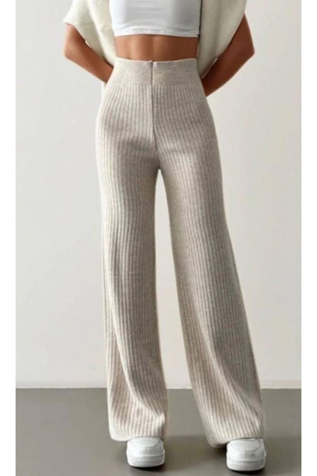 Kadın Kaşkorse Bol Paça Pantolon