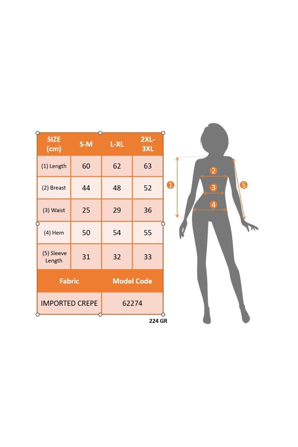 Kadın Kısa Kollu önden Düğmeli Ithal Krep Bluz