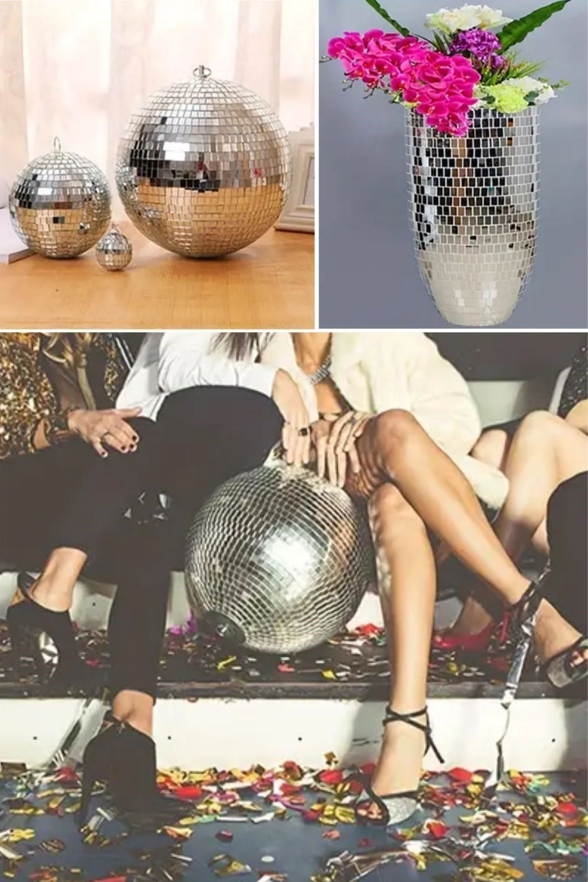 TBL Dekor®1 Metre Uzunluğunda Gümüş Renk Aynalı Mozaik Taşlı Dekor Bandı 4 cm x 1 mt