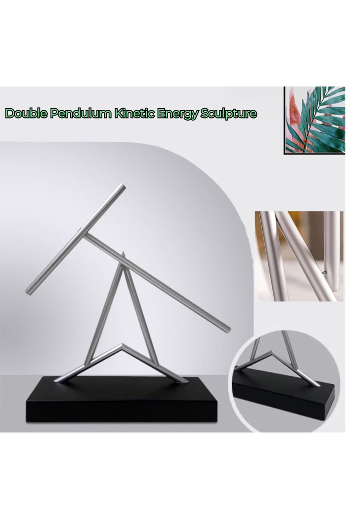 Kaos Sarkaç Pilli Newton Denge Beşiği