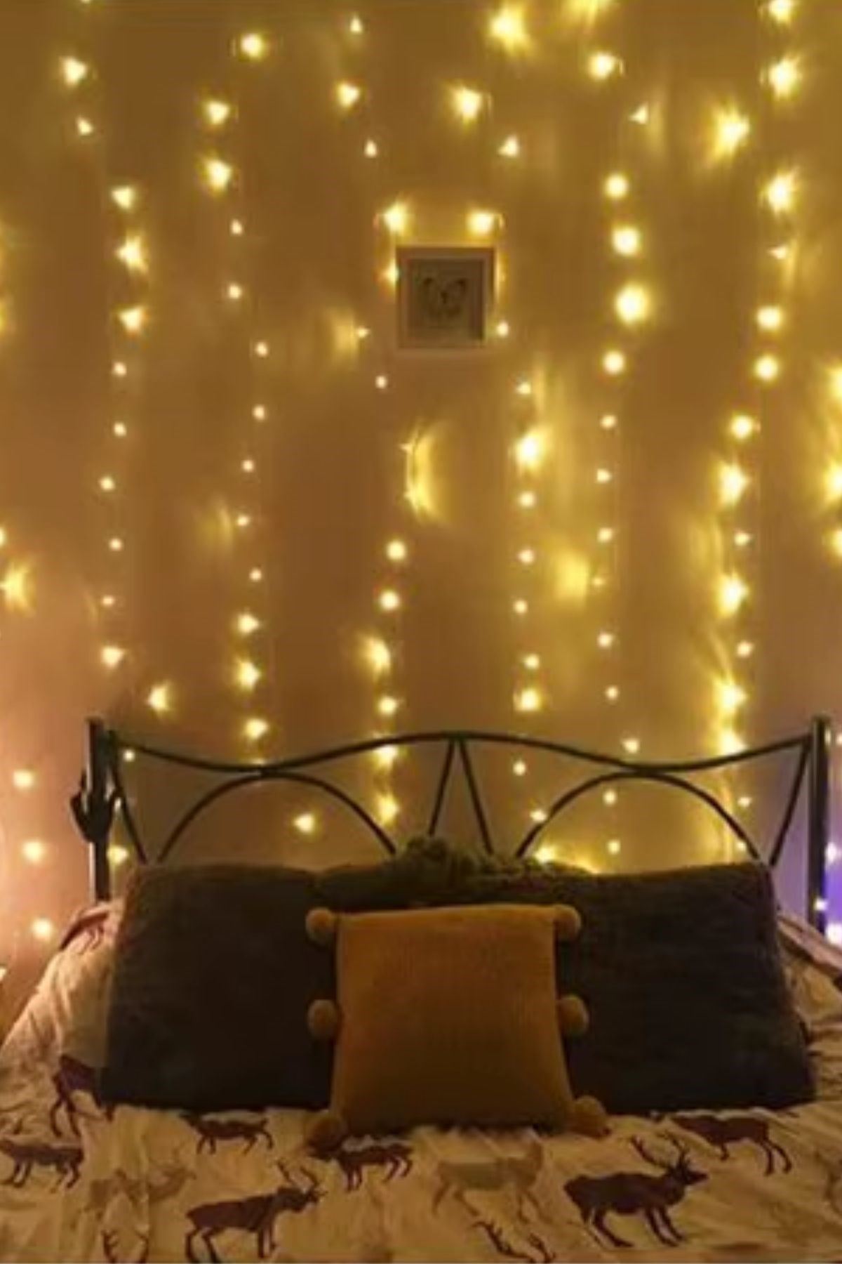 TBL Dekor® Uzaktan Kumandalı LED Perdeye Takılabilen Kancalı Işık Usb 3x3 Metre Peri Perde LED