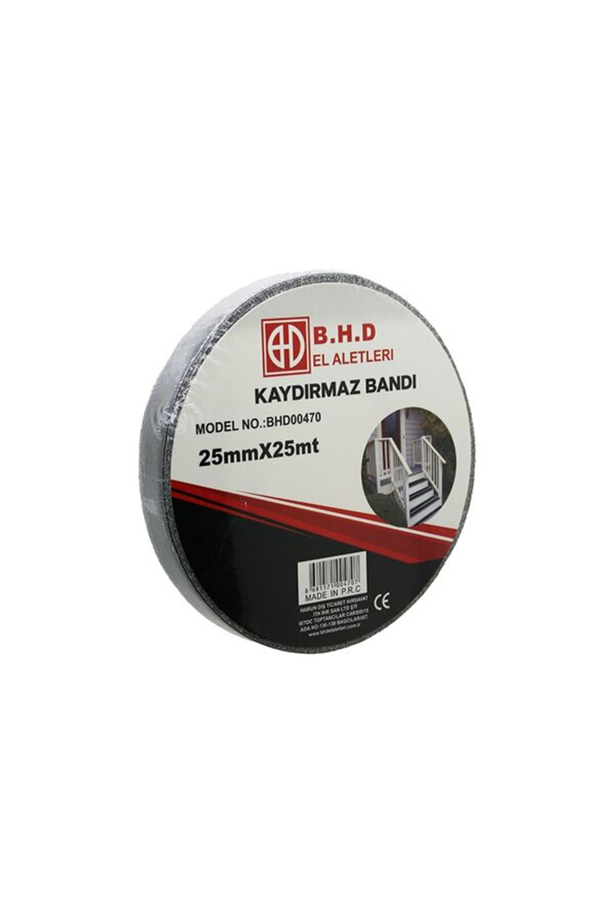 Kaydırmaz Siyah Bant 25 mm X 25 mt