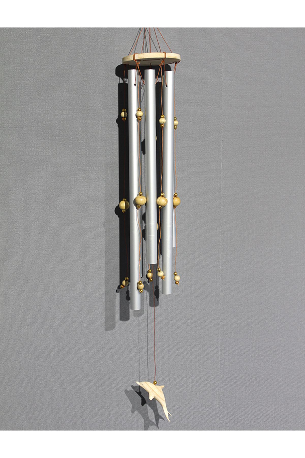 Boncuklu Metal Rüzgar Çanı Model 2