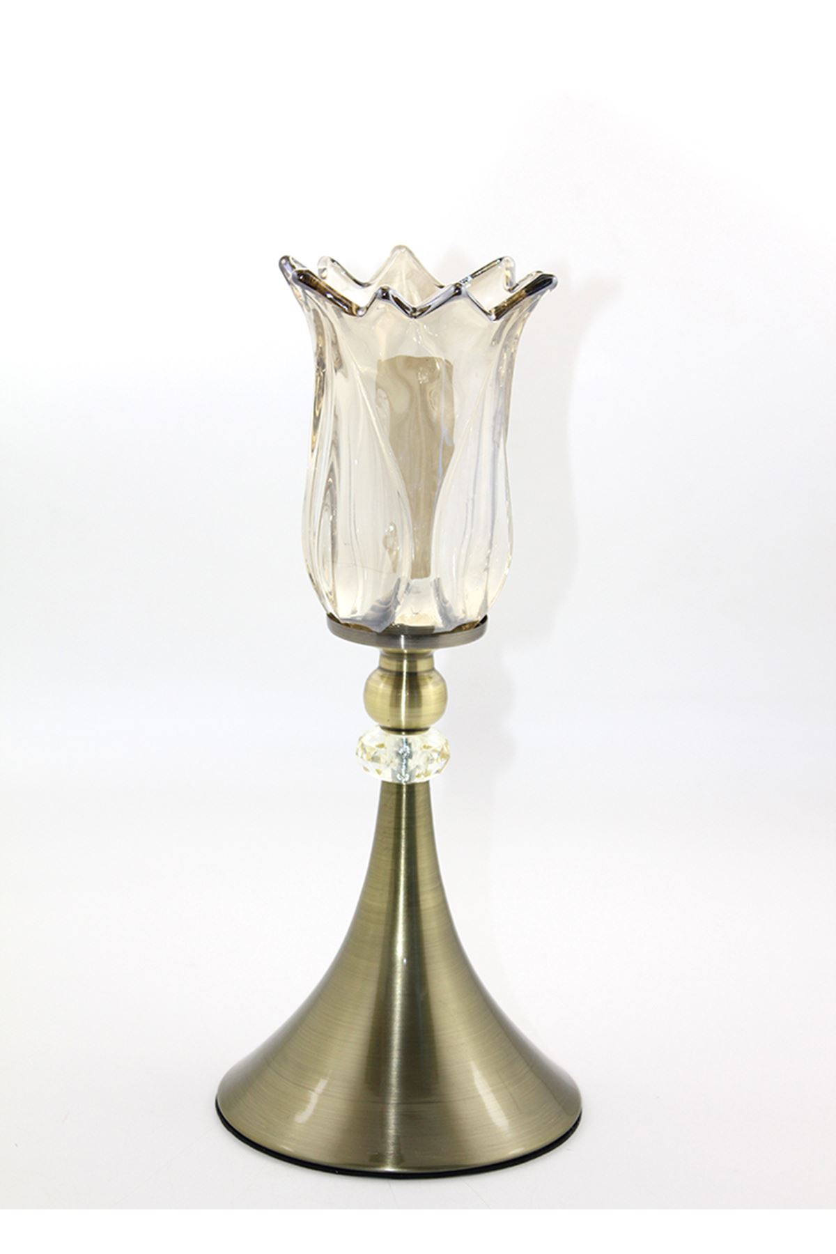 Cam Şamdan Tekli Model 2