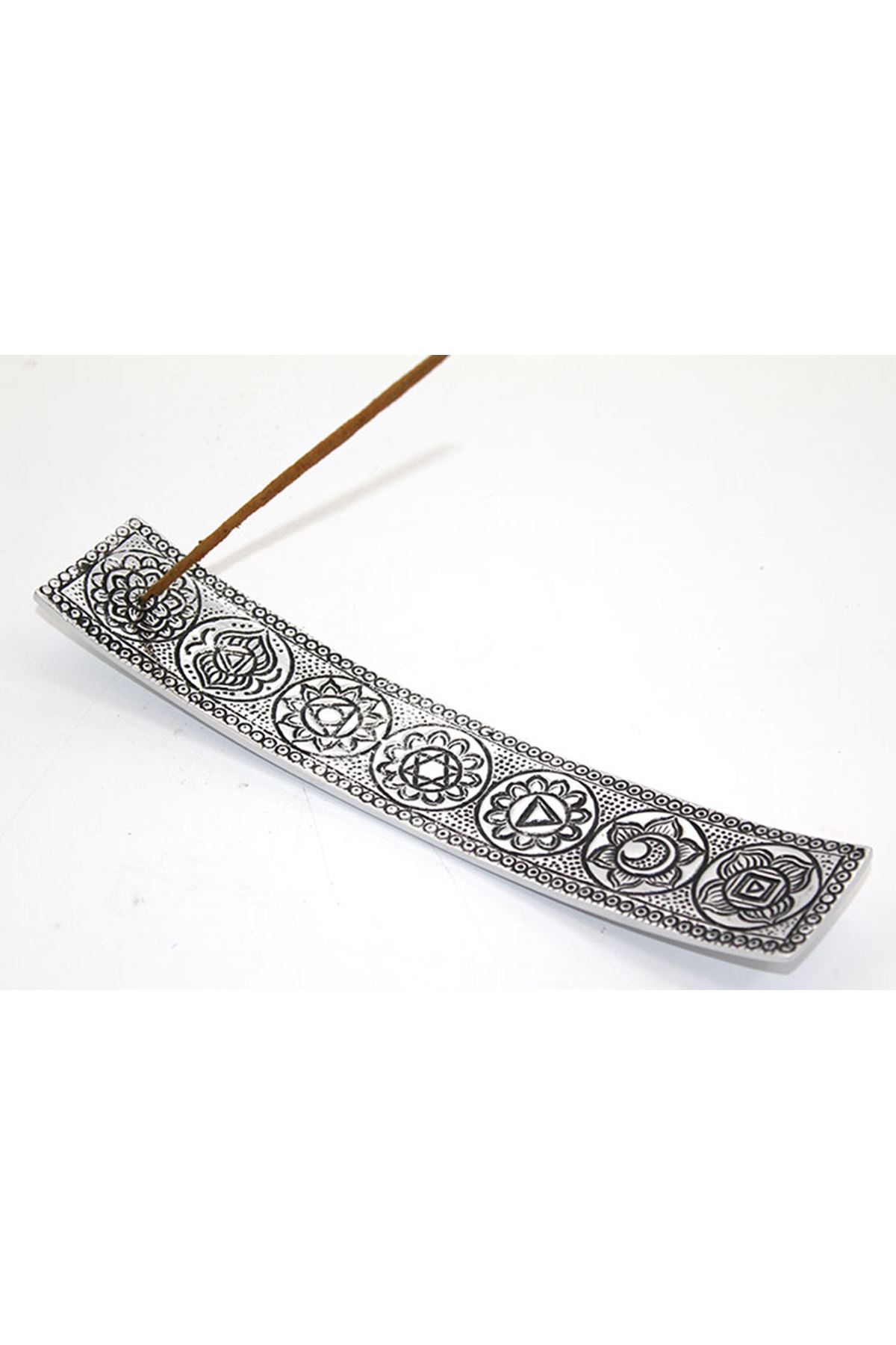 Metal Kayık 7 Çakra (Chakra) Tütsülük