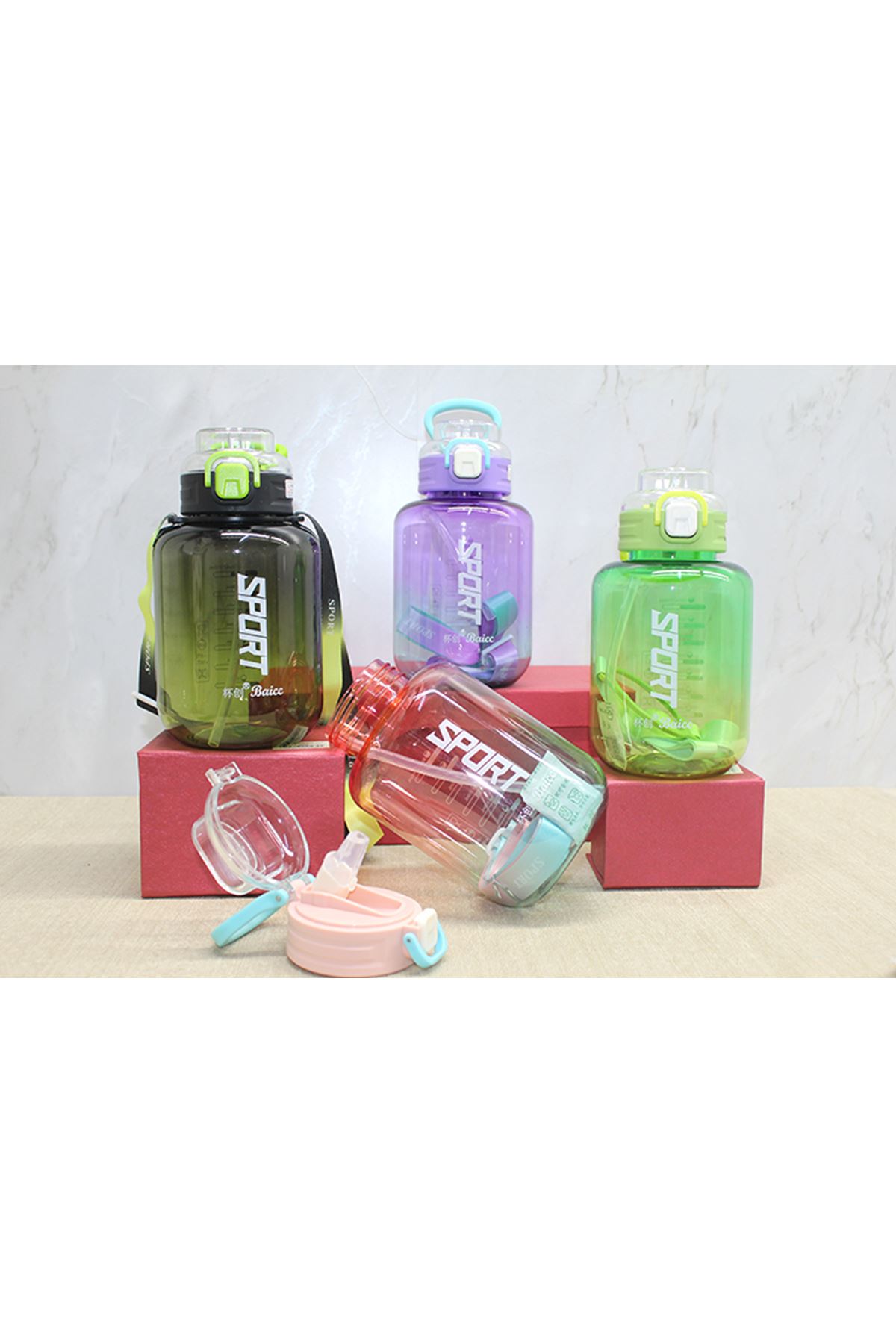 Pipetli Su Matarası 1100 ml