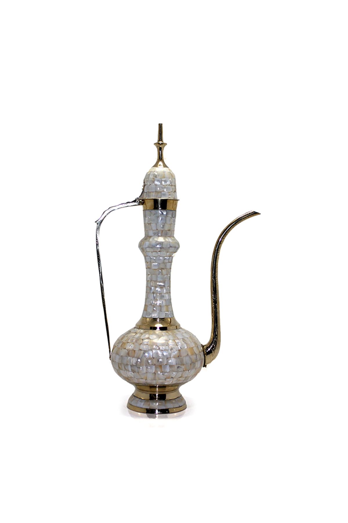 Pirinç Sedefli İbrik 55 Cm