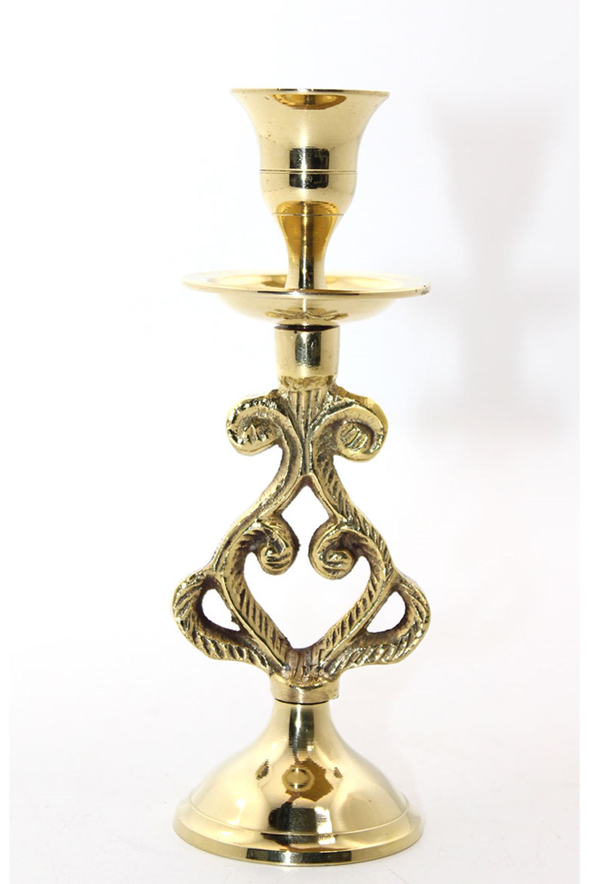 Tekli Pirinç Şamdan Model 5