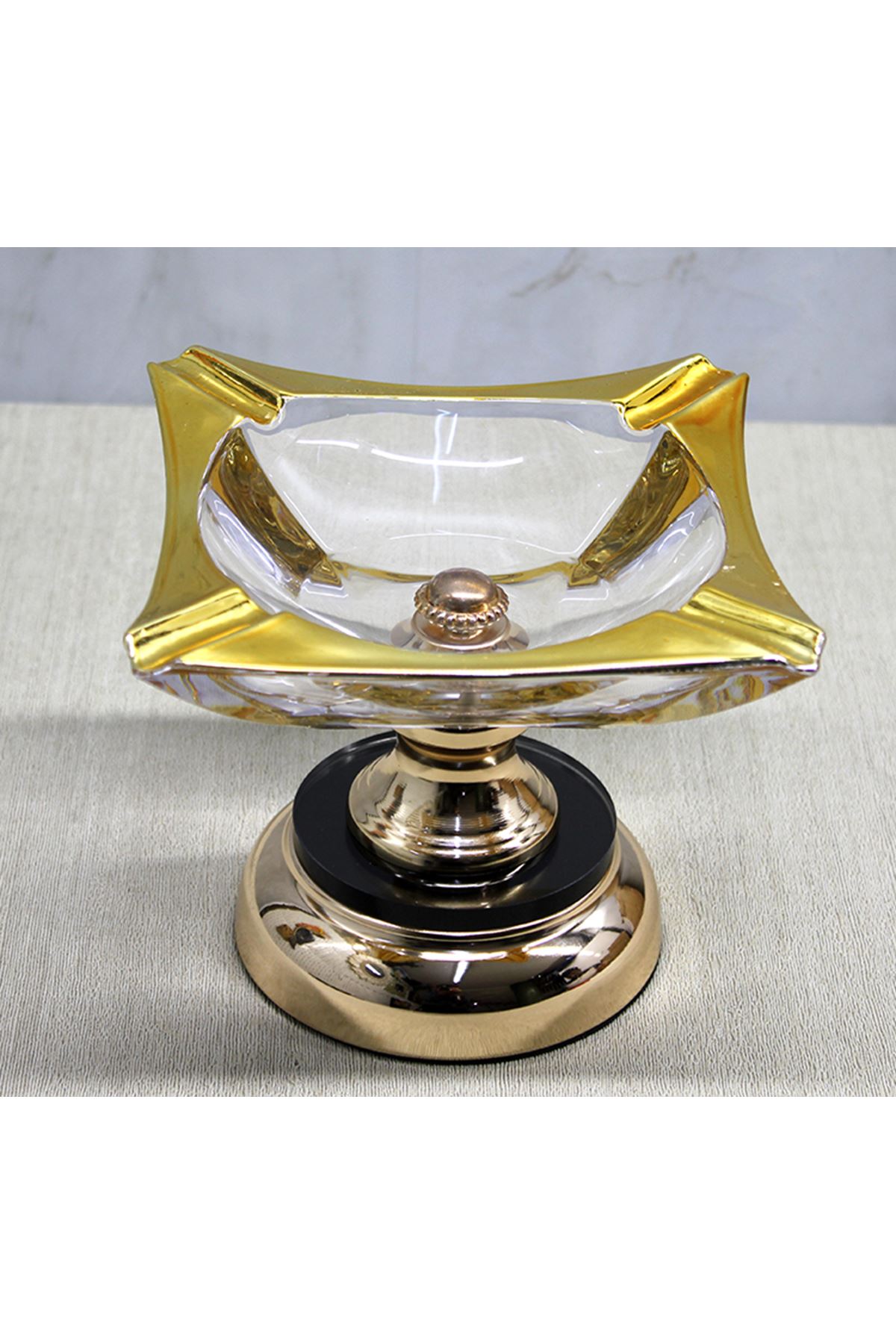 Metal Ayaklı Cam Küllük Model 3