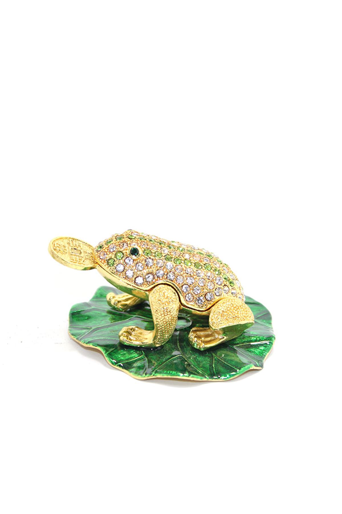 Swarovski Taşlı Tekli Kurbağa Model 2
