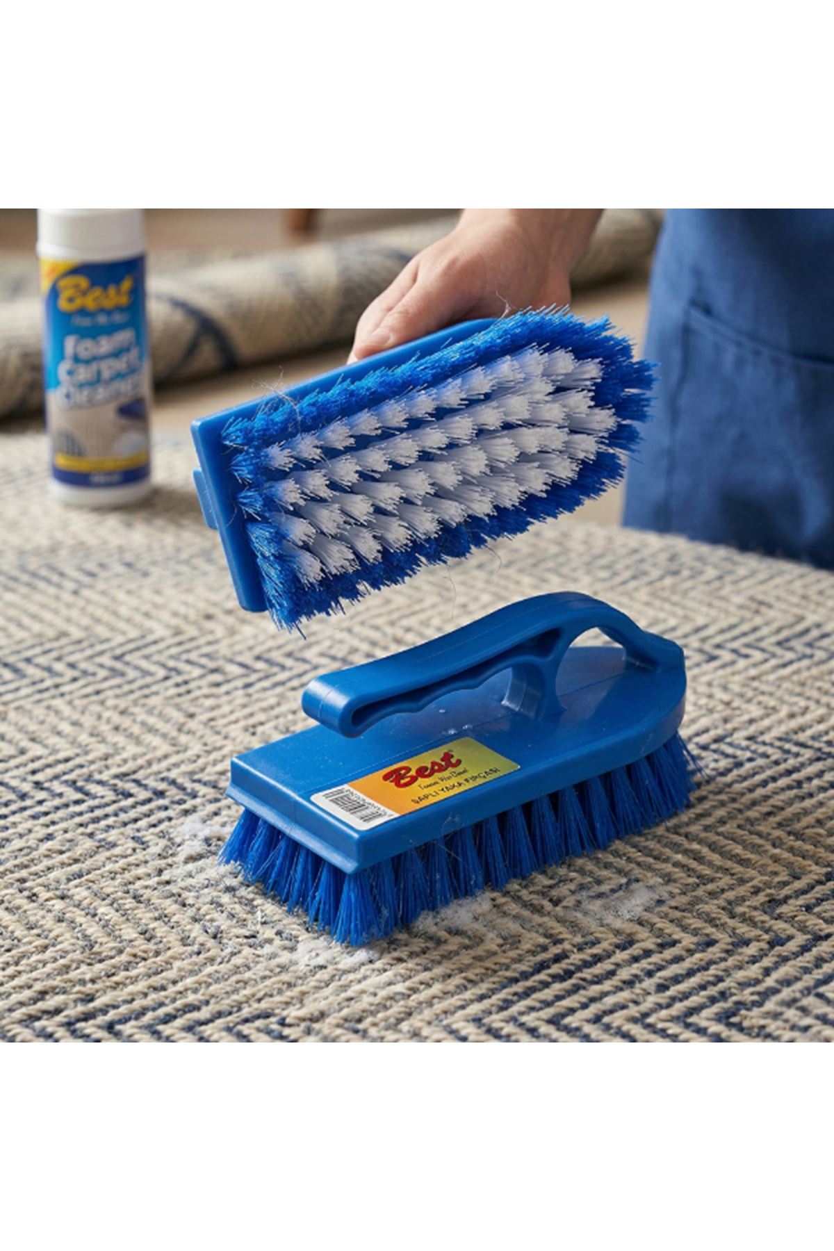 Saplı Ergonomik Halı ve Yüzey Fırçası