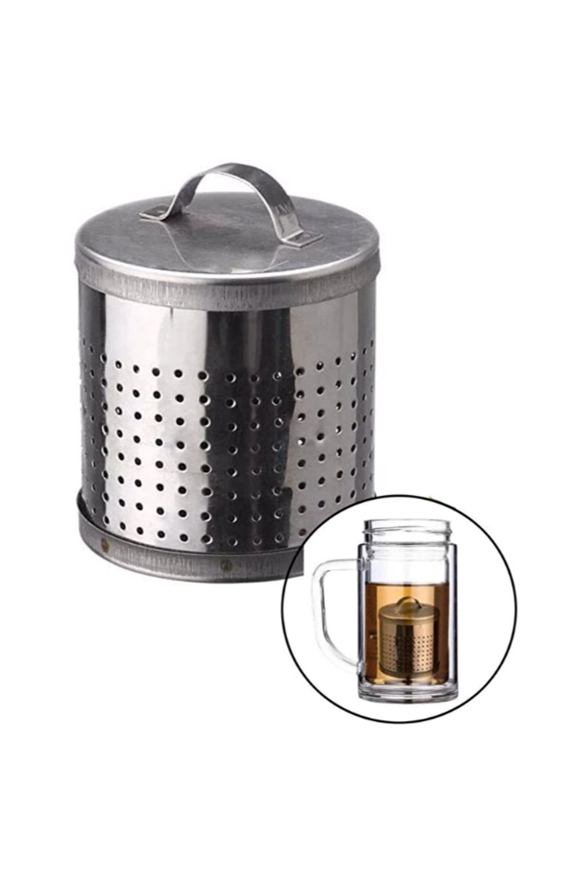 Büyük Metal Çay Süzgeci