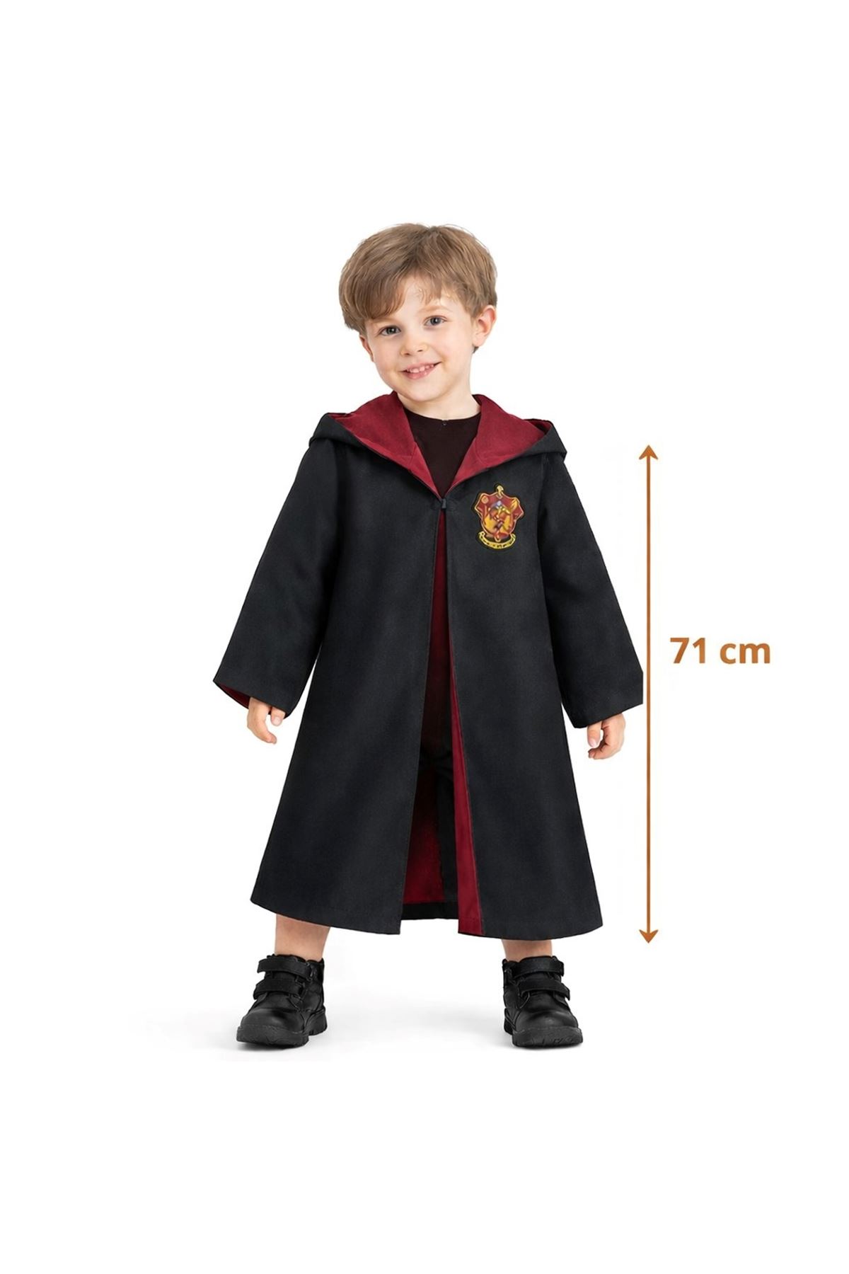 Harry Potter Tarzı Çocuk Cübbesi 2-4 Yaş