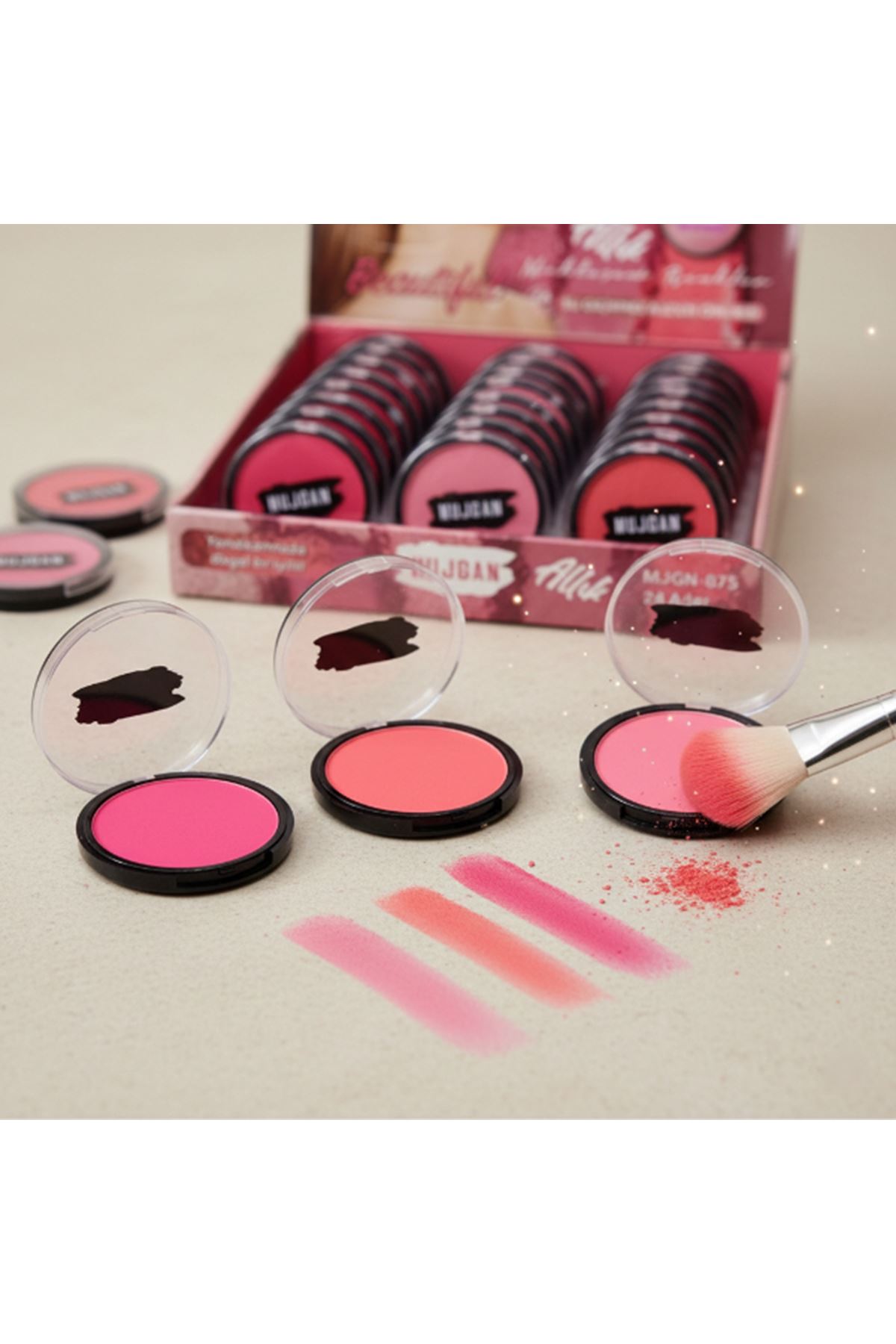 3'lü Matte Powder Allık Seti