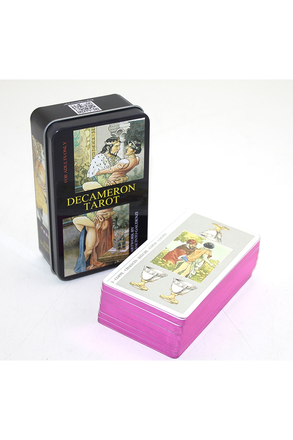 Metal Kutulu Tarot Kartı Decameron