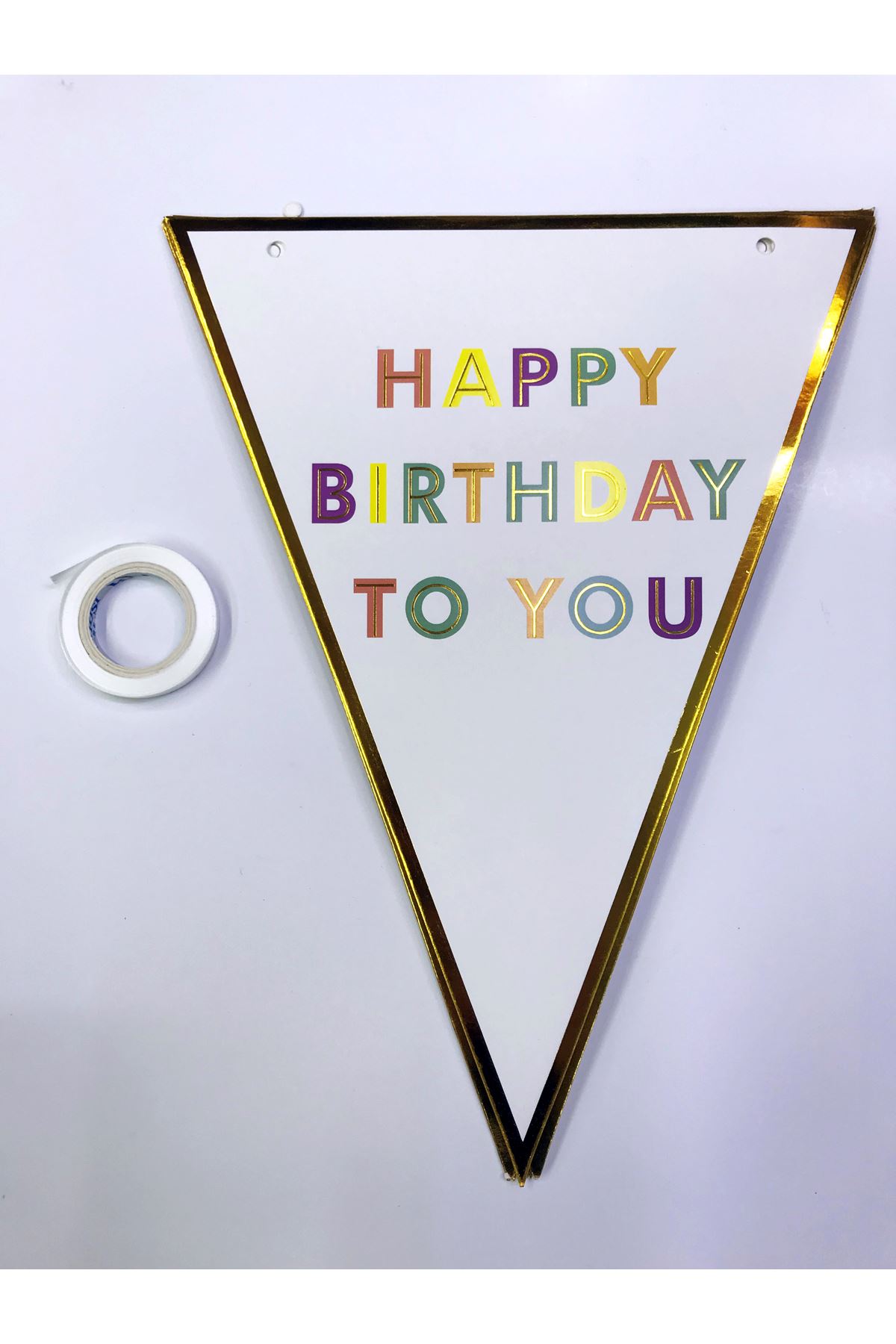 Happy Birthday To You Flama Bayrak Süsü