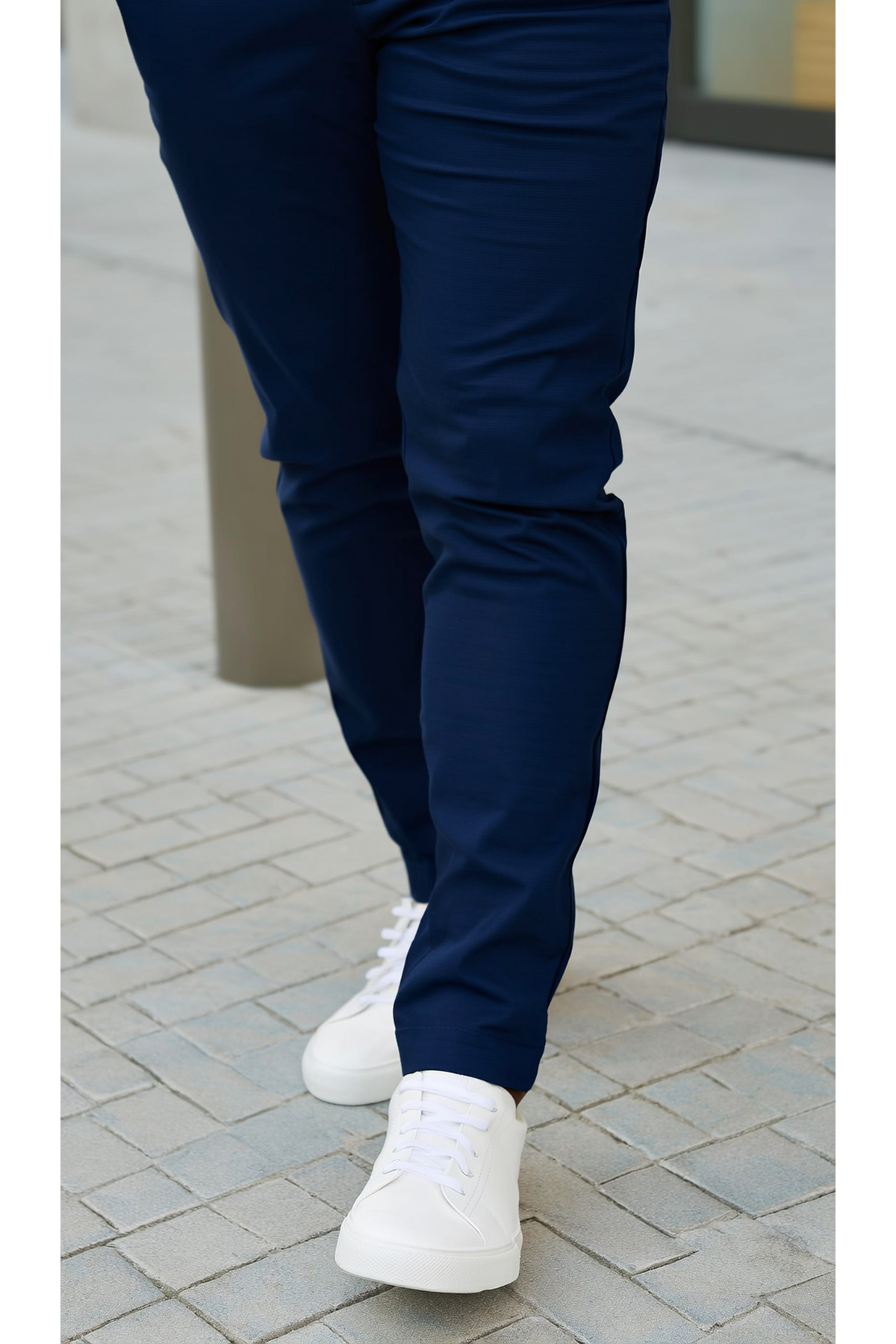 Erkek Cepli Slimfit Atlas Pantolon