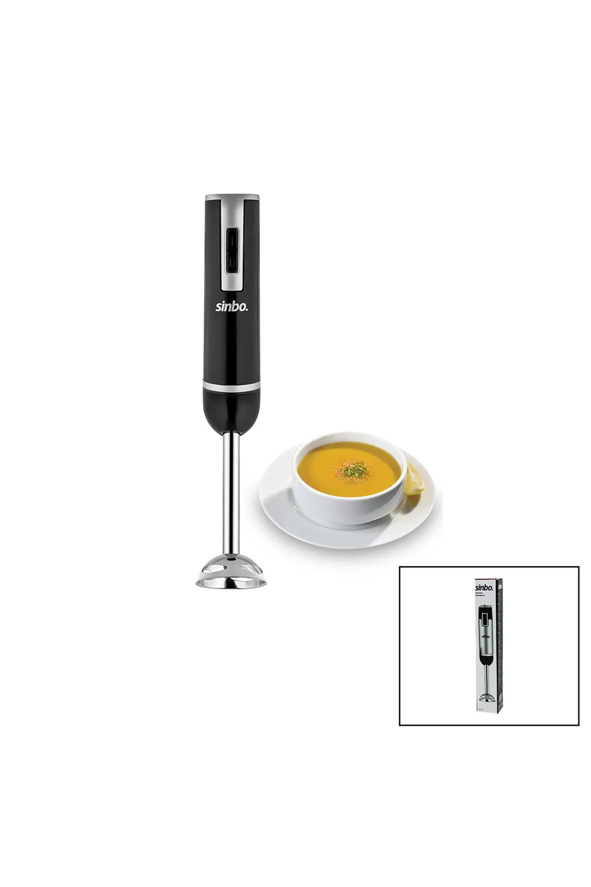 Sinbo Çubuk Blender - Çelik Uçlu - 2 Kademe Hız Ayarı