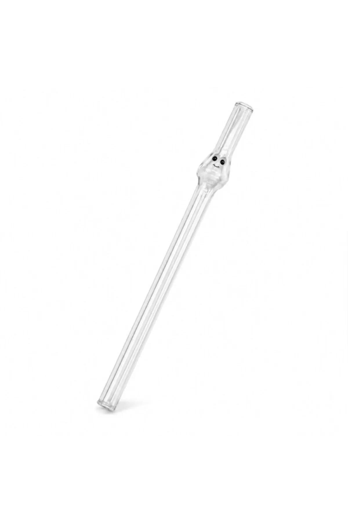 Cam Pipet - Yüz Figürlü Tasarım - 20 cm