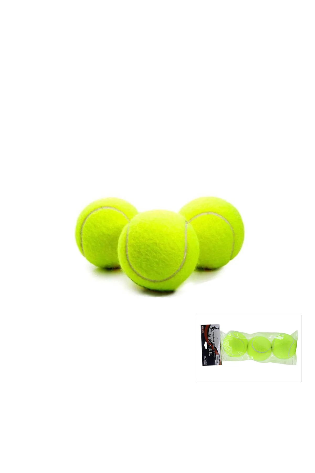Tenis Topu Seti - 3'lü Paket - Dayanıklı Top