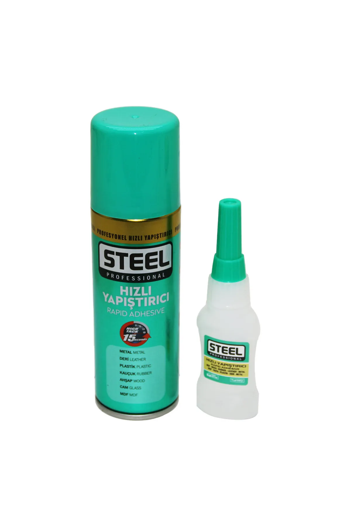 Hızlı Yapıştırıcı Seti - Aktivatör Spreyli - 100 ml ve 20 gr