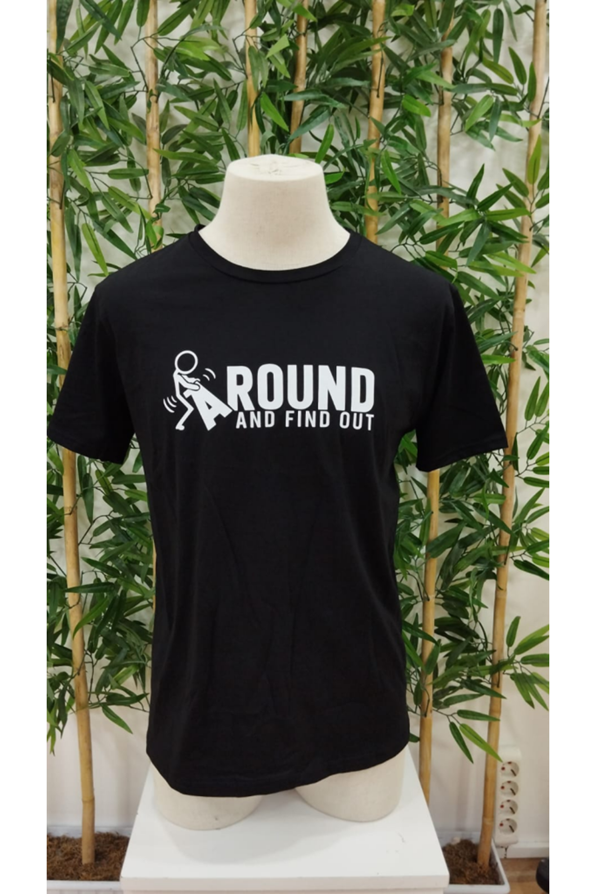Erkek Around Baskılı Süprem T-shirt